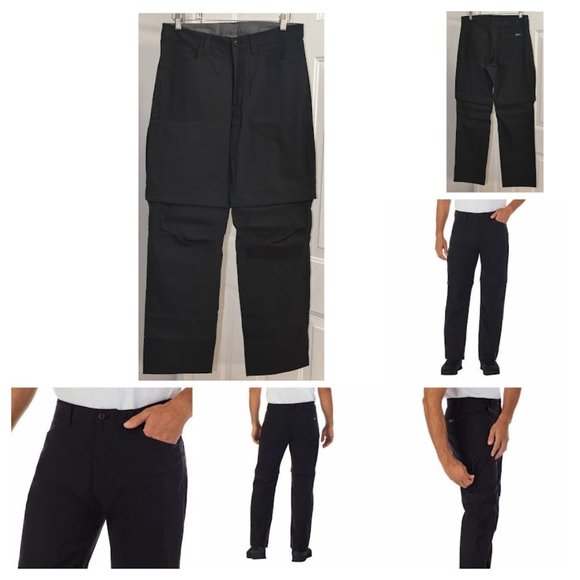Eddie Bauer Convertible‎ Tech Pants Black